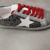 basket bleu leopard etoile blanche