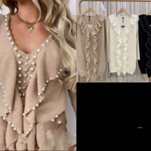 robe perle beige ecru noir