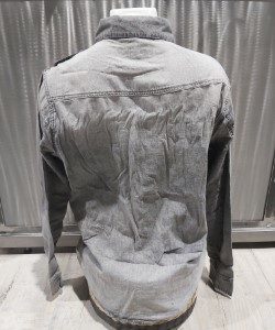 CHEMISE GRISE ANTHRACYTE VON DUTCH DEVANT