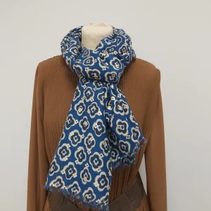 foulard bleu