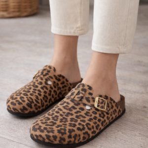 sabot leopard au bonheur des caprices