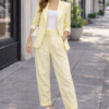 Pantalon jaune fluide solaire