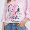 tee-shirt snoopy rose femme