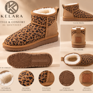 Boots Kelara Léopard