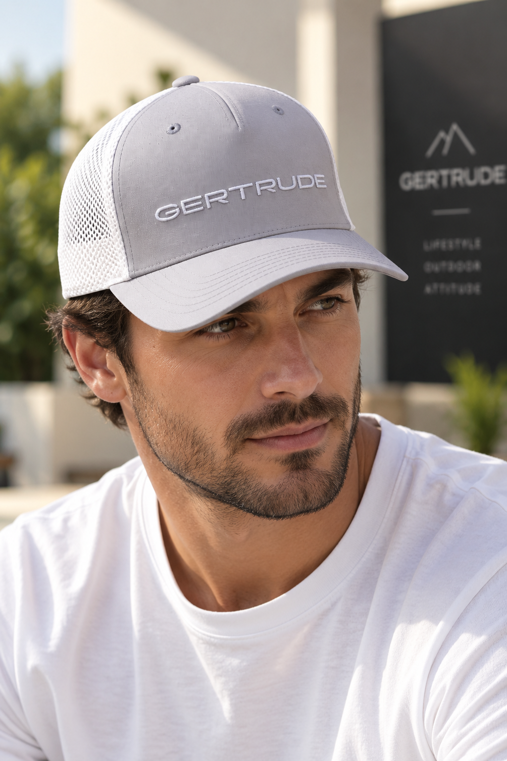 Casquette Grise Gertrude