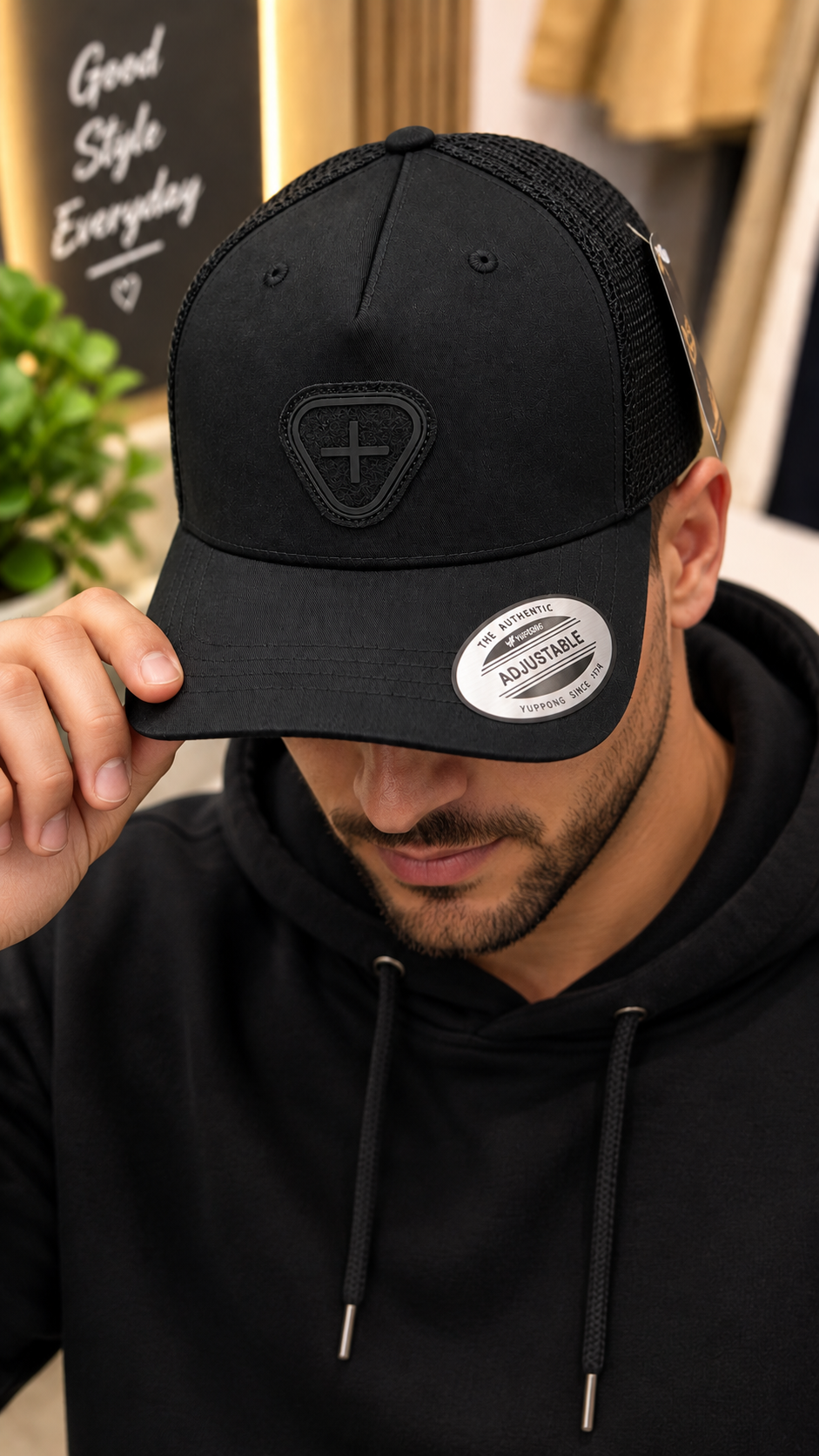 Casquette Noir Gertrude