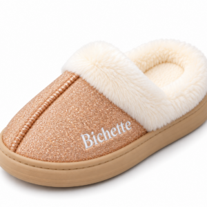 Chaussons Paillettes Messages