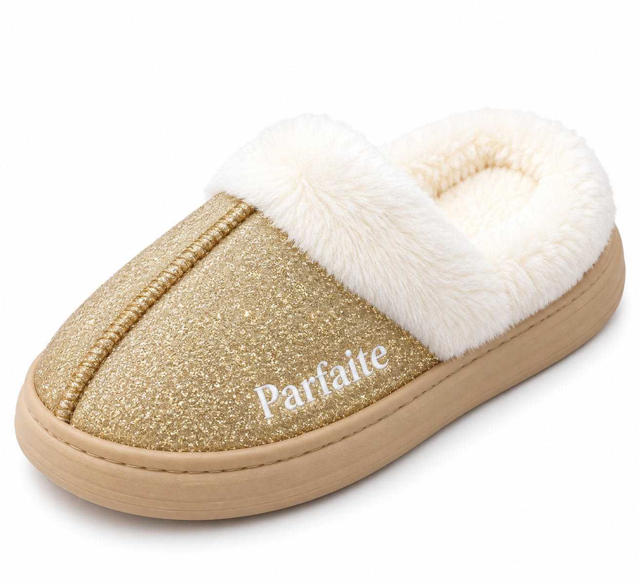 Chaussons Paillettes Messages