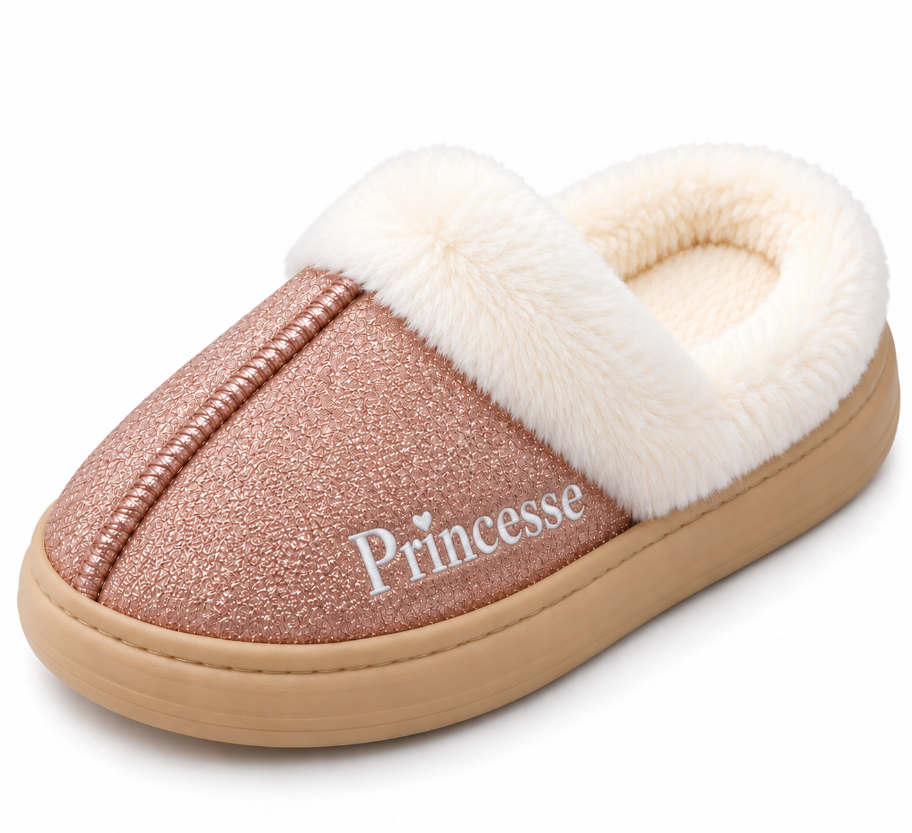 Chaussons Paillettes Messages