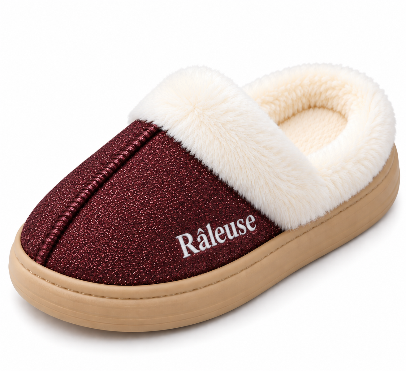 Chaussons Paillettes Messages