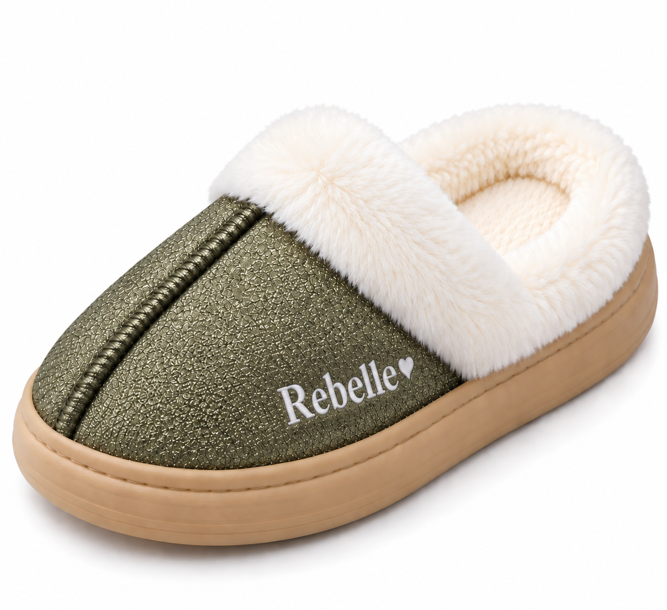 Chaussons Paillettes Messages