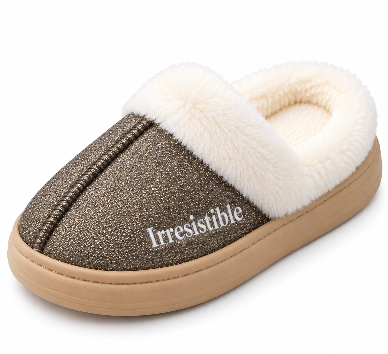 Chaussons Paillettes Messages