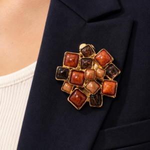 Broche Aimantée Femme – Bijou Fantaisie Élégant Sans Épingle